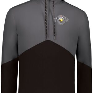 half zip hooded pullover